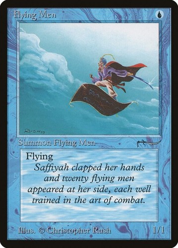 Flying men arabian nights - flying,