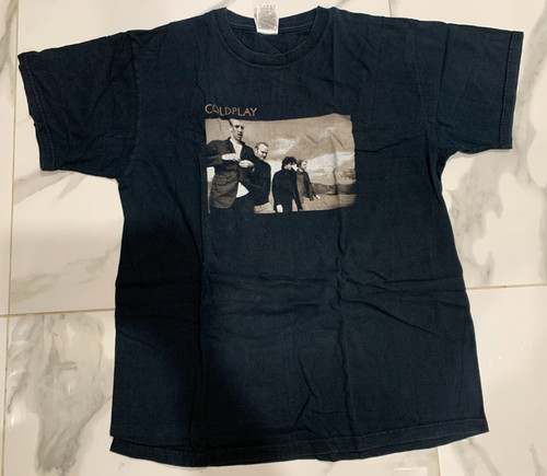 Cold play shirt - cold, black