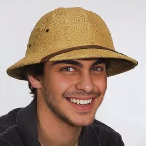 Cappello casco uomo - , paglia
